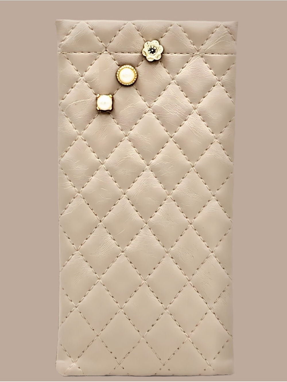 NWT EYEGLASS CASE W/PINS LISTING FOR TAN 02 EBONY,PINK & GREEN SEPARATE LISTINGS